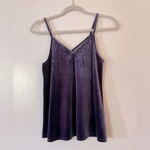 Women’s Velvet Purple Tank Top
